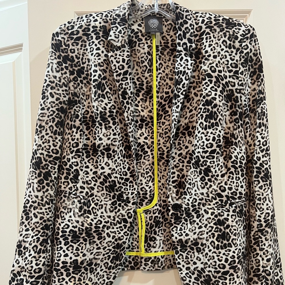 Vince Camino Leopard blazer.